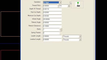 SURFCAM Tutorial - Lathe: ID Thread
