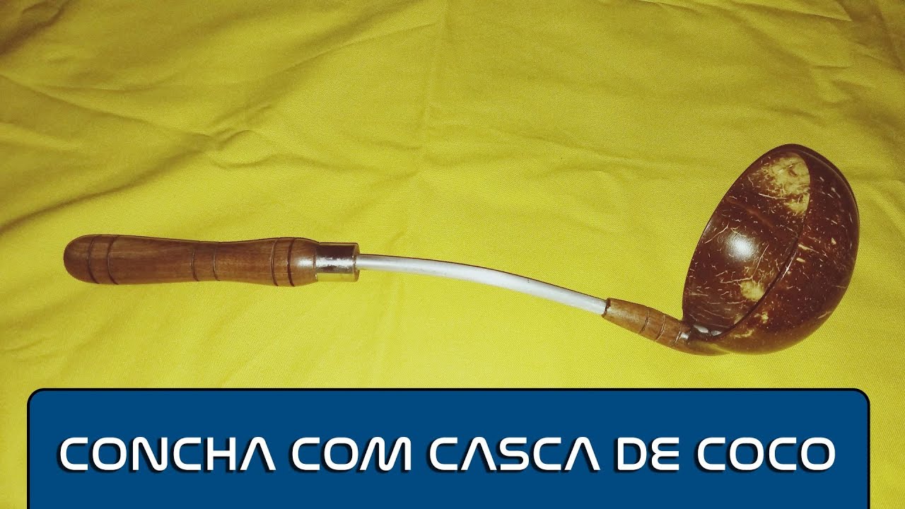 Artesanato | Concha feita com Casca de Coco