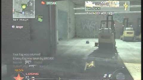 BRlSKK- MW2- Great MLG CTF Gameplay on Skidrow