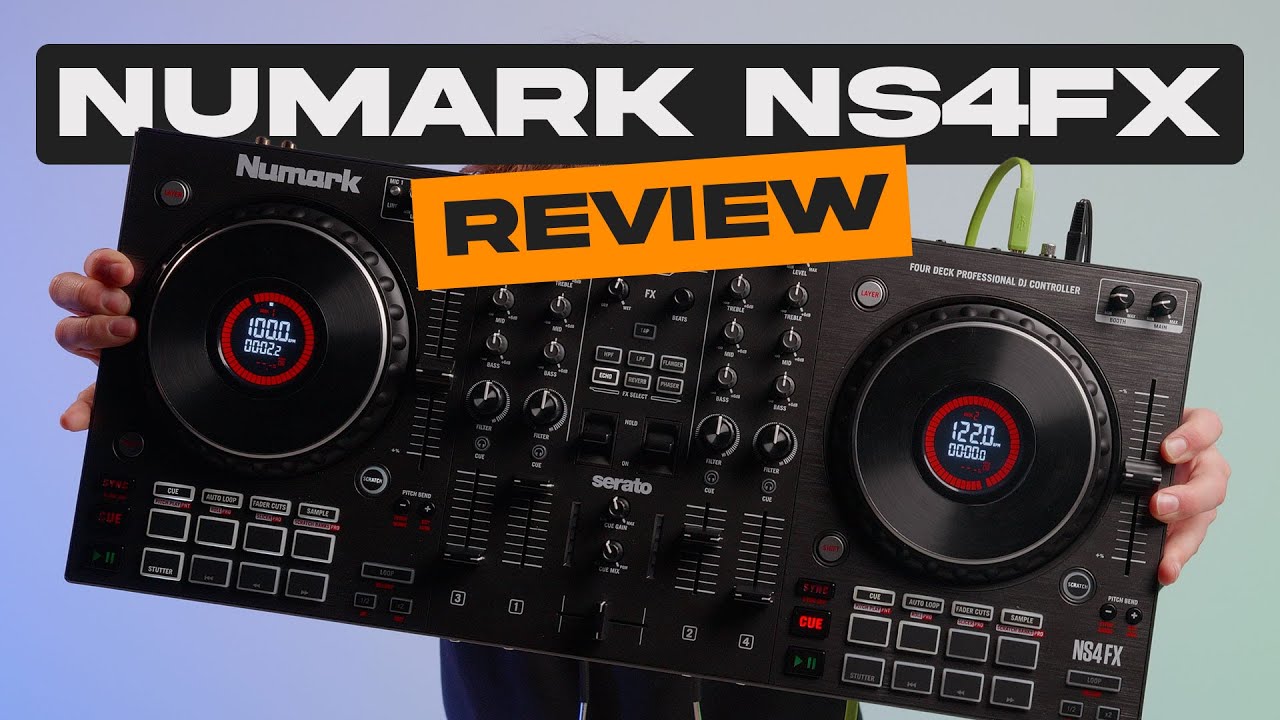 Numark NS4FX Review - The cheapest 4 channel DJ controller! 