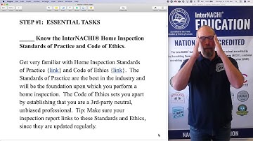Standards of Practice & Code of Ethics: Step #1 of Master Class for Home Inspectors