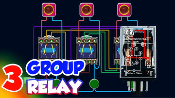 Bell Cerdas Cermat 3 Group | 3 Relay 8 Pin