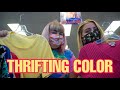 Come Thrifting me at Goodwill for Colorful Pieces! ft my Sister + Huge Try on Fall Thrift Haul