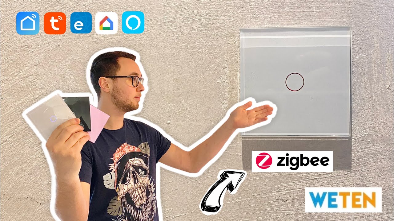 Interrupteur connecté sans neutre - Zigbee / Google Home & Alexa 