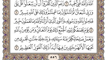 سورة التغابن مكتوبة / محمد أيوب