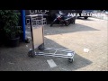 Trolley bandara stainless - airport trolley stainless