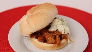 BBQ Pulled Chicken Sandwiches Recipe - Laura Vitale - Laura in the Kitchen Episode 418