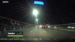 Uniden -iGO CAM 90 - Smart Dash Cam With Front Camera (Night)