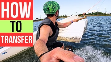 HOW TO TRANSFER ON A WAKEBOARD!!!
