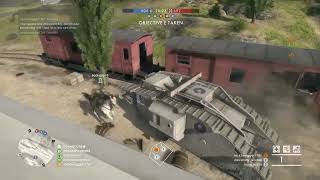 BATTLEFIELD 1 mark v landship gameplay