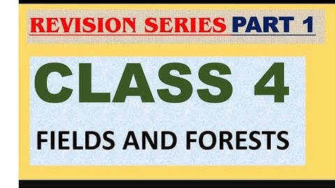 CLASS 4 EVS  CHAPTER 1 fields and forests/ eduteacherkerala