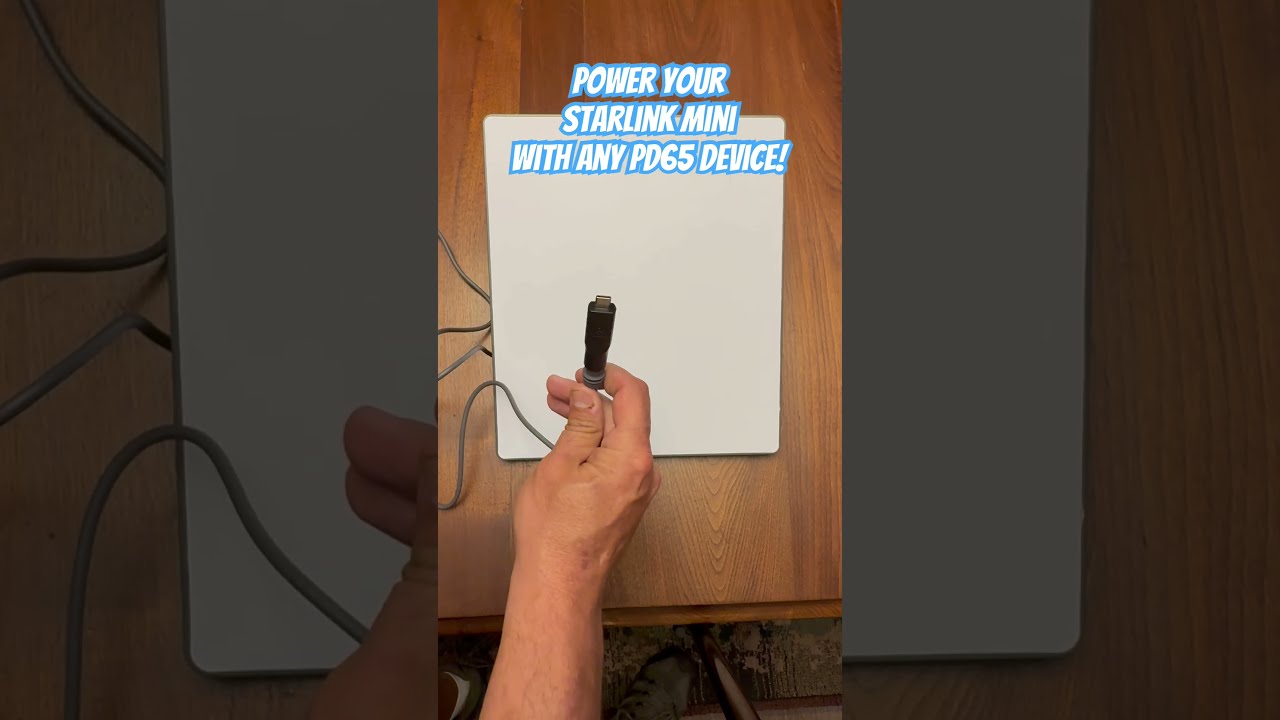 Power Your Starlink Mini With Any USB C Device PD65