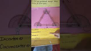 CircumCenter, InCentre, OrthoCentre, Centroid Activity of Equilateral Triangle |  Math Fun