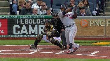 MIN@PIT: Hunter clears the bases with sharp double