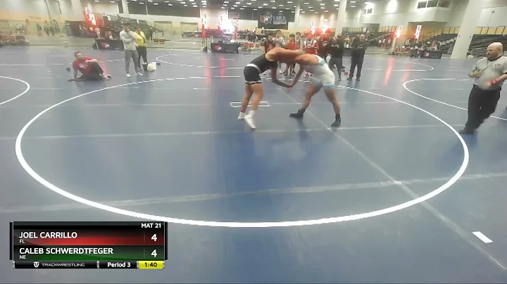 182 Lbs Cons. Round 2 - Caleb Schwerdtfeger, NE Vs...