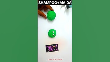 sunsilk shampoo se slime kaise banaen #shorts #sunsilk #shampoo #homemade #clay #ytshorts
