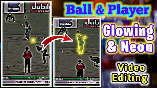 How to Edit Cricket Ball Light Glowing Effect Video Editing  | Neon effect player | Baloch Editz screenshot 4