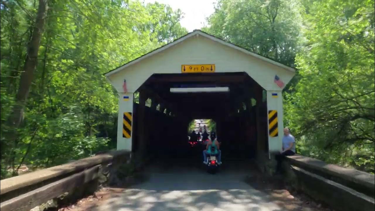 Motorcycle Covered Bridge Ride 2022 YouTube