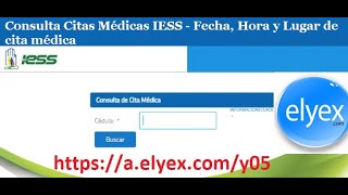 Consulta Citas Médicas Iess - Fecha, Hora Y Lugar