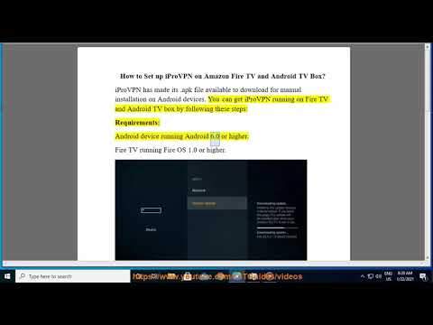 Set up iProVPN on Amazon Fire TV & Android TV Box