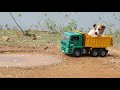 Truck help dog puppy mom milk  cs kids toy
