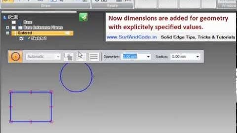 Solid Edge Video Quick Tip #029