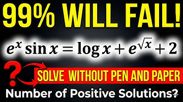 Solve Without Pen & Paper? 🤯 The "Impossible" Calculus Problem | ISI B.Stat & JEE