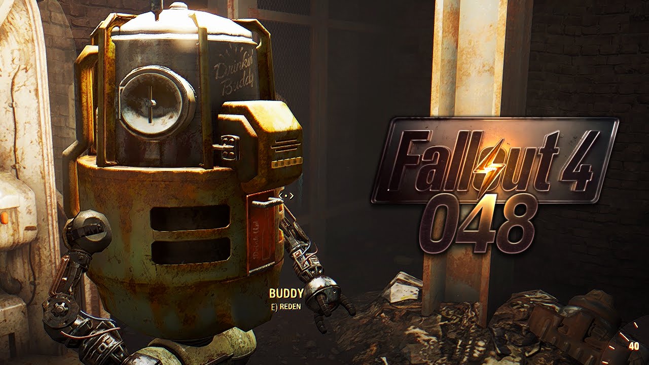 Бадди 4. Fallout 4 Бадди. Протектрон Fallout 4. Профессор Гудфилс Fallout 4. Fallout 4 four Play.