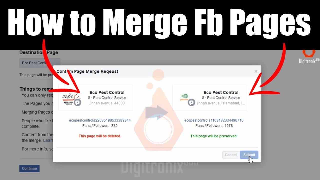 Combine Two Facebook Pages How To Merge Two Different Facebook Pages 