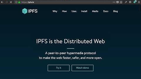 window ipfs demo