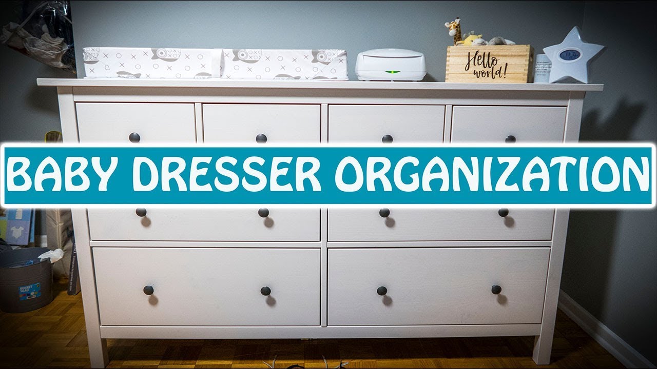 best way to organize baby dresser