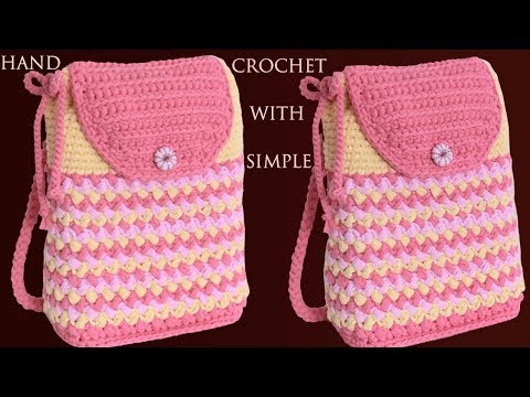 mochila-fácil-de-trapillo-a-crochet-punto-3d-frijol-de-colores-reversible-tejido-tallermanualperu