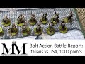 32 bolt action battle report italians vs us army 1000 points italy campaign