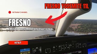 Landing In Fresno California Fresno Yosemite International Airport Kfat