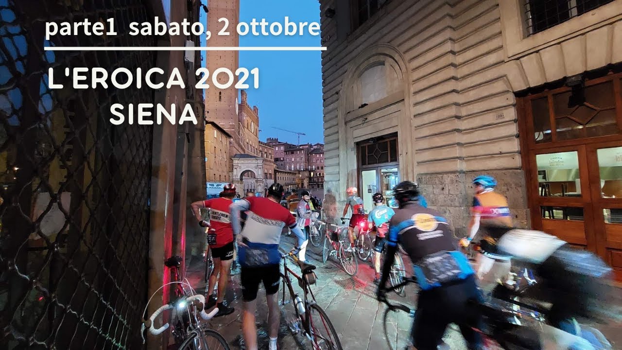 Vintage Bicycle event in Italy L'EROICA 2021,Siena -parte1