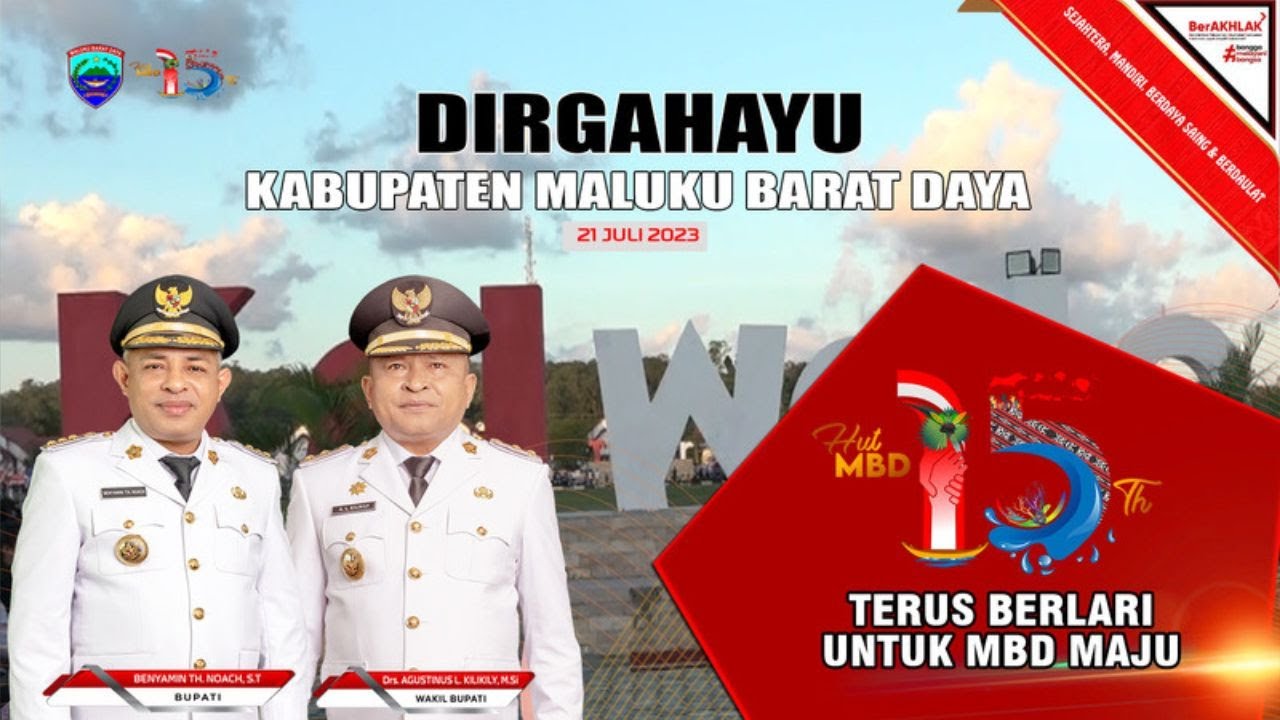 DIRGAHAYU KABUPATEN MALUKU BARAT DAYA KE-15 TAHUN 2023