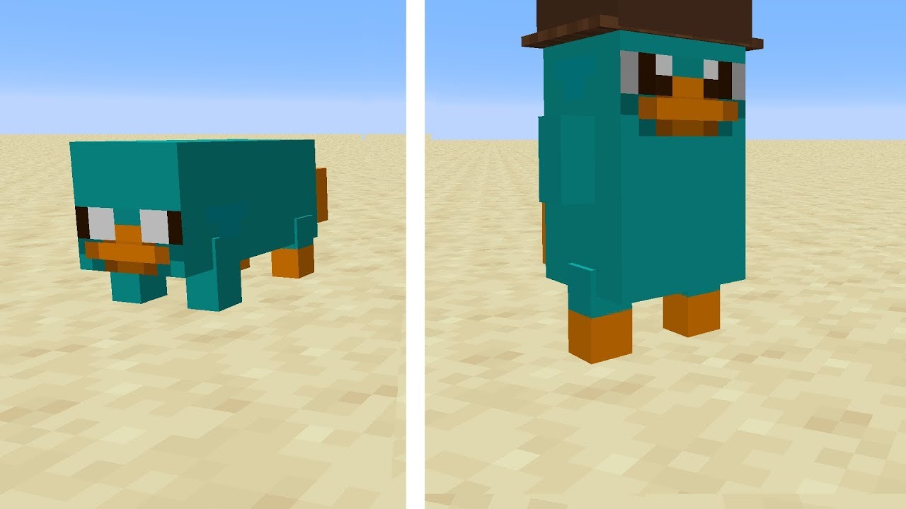 Perry the platypus minecraft skin