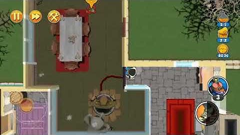 Hauntington 6 - Robbery Bob 2 - Complete level without using any tool - 3 Stars