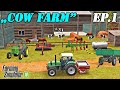 Fs 18 cow farm timelapse  1 start career cow farm