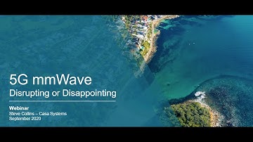 5G mmWave:  Disrupting or Disappointing?