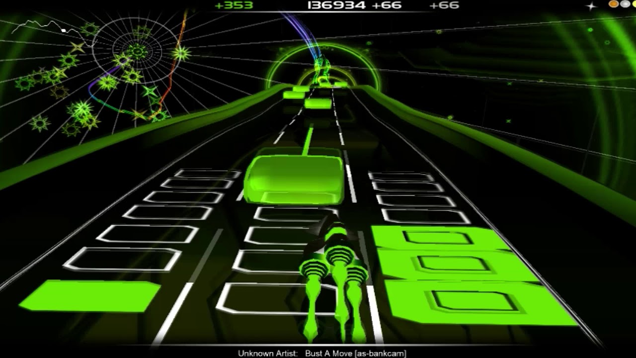 Infected Mushroom Bust A Move (Audiosurf with bankcam) YouTube