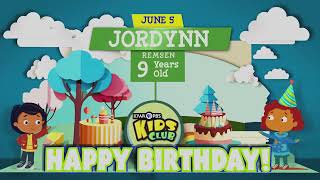Birthday Monday, June 1, 2026
Happy Birthday to all of these fabulous Iowa PBS Kids Club members! Birthday Monday, June 1, 2026