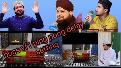 Boss vf1 ping pong delay setting,, peavy deltafex processor,, Digitech studio 2 00 live setting 