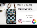 Bolsinha Transversal com visor plástico - Bolsinha Carla