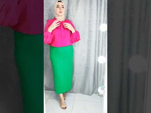 ازاي نلبس بلوزه طويله مع جيبه صك