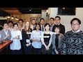 Happy spring salarymen  women sake party 2017 in vancouver