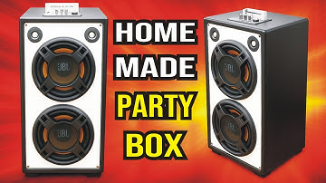 diy homemade bluetooth karaoke partybox speaker like  310  | how to make