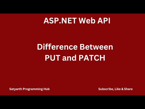 Video: Was ist der Unterschied zwischen putund patch?