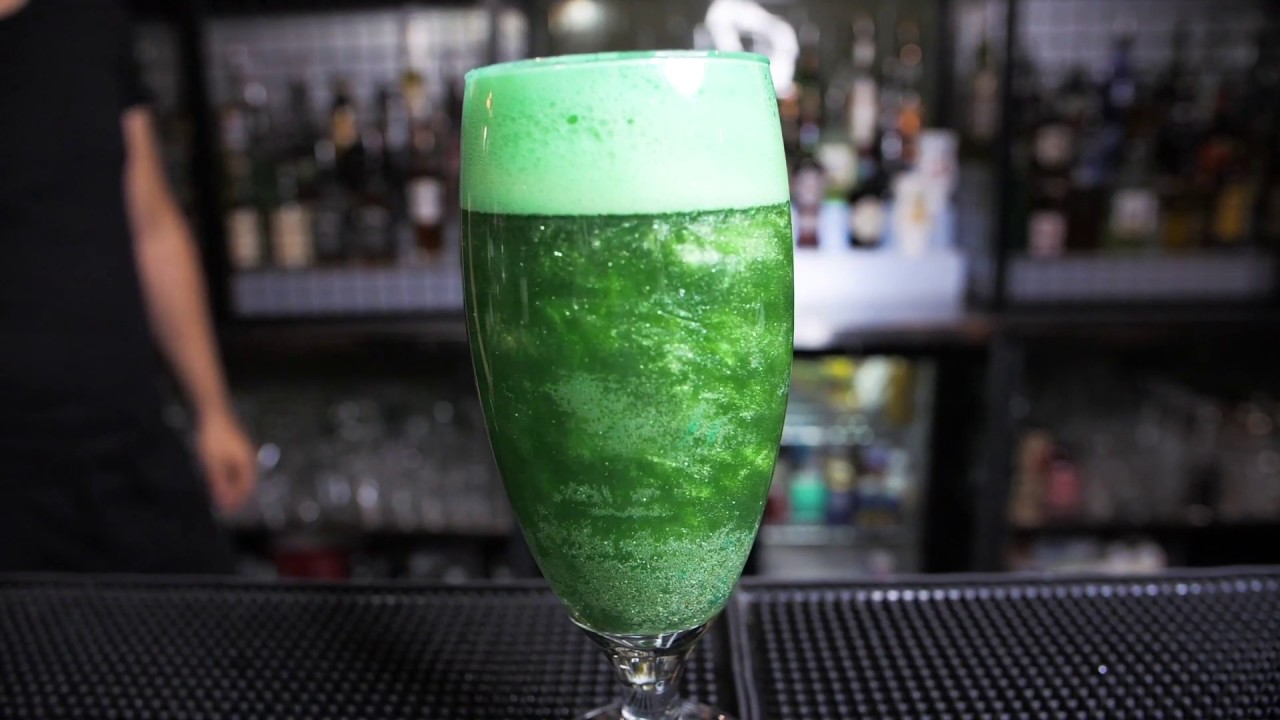 GREEN GLITTER BEER!