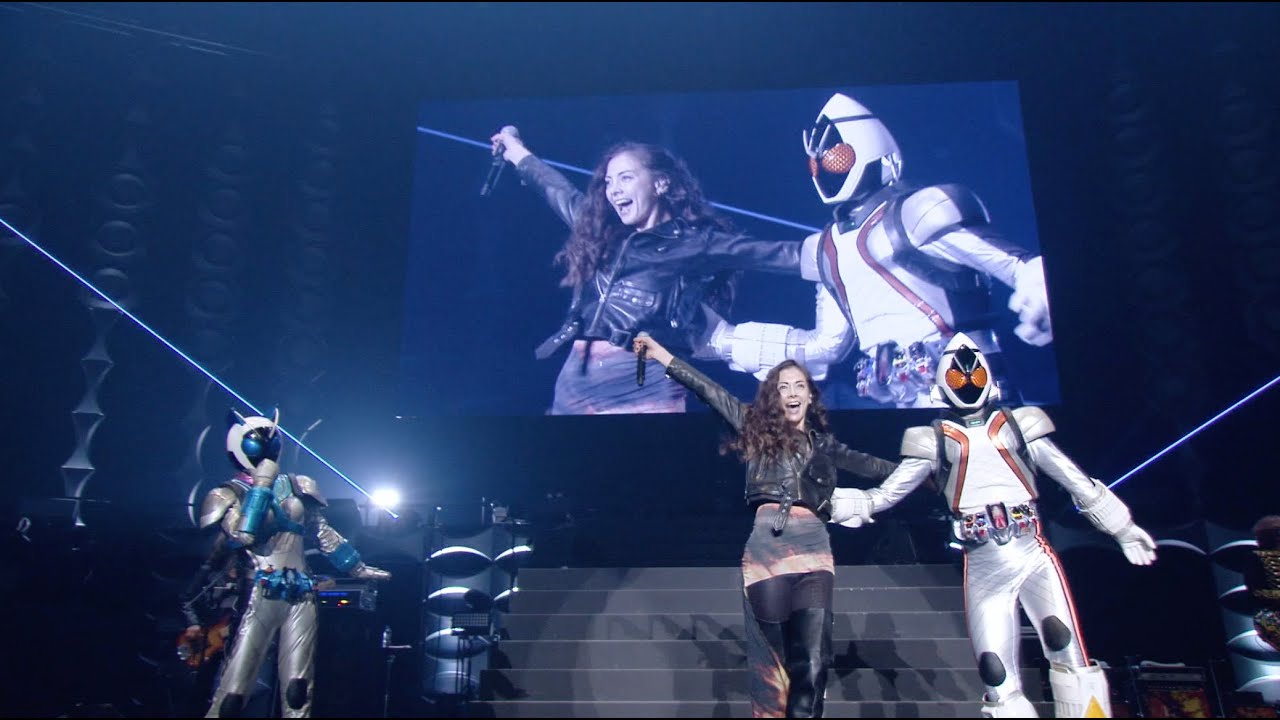 土屋アンナ Switch On From 超英雄祭 Kamen Rider Super Sentai Live Show Youtube